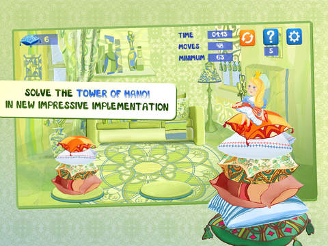 免費下載遊戲APP|Princess And The Pea (Hanoi Puzzle) app開箱文|APP開箱王