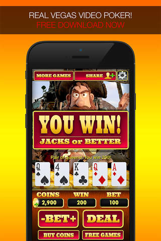TINY TOON TOWER Video Poker - Play the Casino, Jacks Or Better and Gambling Card Game with Real Las Vegas Odds for FREE ! screenshot 2