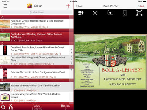 【免費生活App】Wine Cellar Database  - search and manage your delectable vino winery finder. Rate, track and share your wines-APP點子