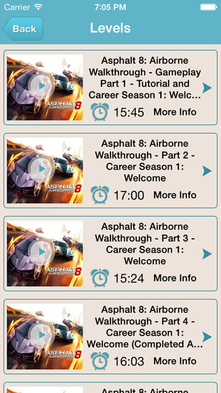 Guide for Asphalt 8 - Full Level Video Tips And Wa