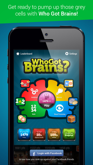 免費下載教育APP|Who Got Brains - Brain Training Games - Free app開箱文|APP開箱王