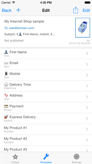 【免費商業App】Mail Me Order-APP點子