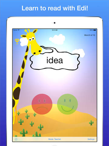 【免費教育App】Sight Words for children - Fast reading and grammar with Edi the giraffe-APP點子