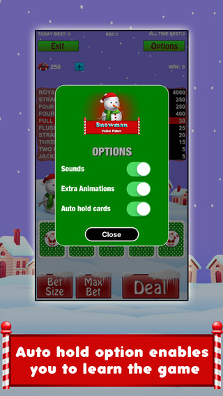 【免費遊戲App】Snowman Video Poker Pro-APP點子