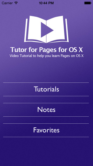 Tutor for Pages for OS X