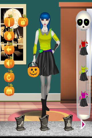 Monster Halloween Spa Salon – Dress up & Makeover Girls like a Horror Giant for Halloween Party screenshot 4