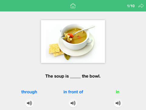 Prepositions by Teach Speech screenshot 3