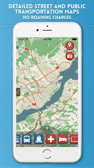 免費下載旅遊APP|Quebec Travel Guide with Offline City Street Maps app開箱文|APP開箱王