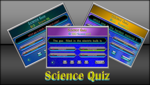 Science Quiz - New Words Scrabble Brain Game with Friends