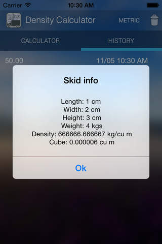 Freight Density Calculator screenshot 4