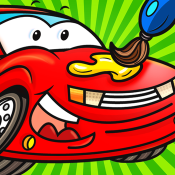 Color Mix HD(Cars): Learn Paint Colors by Mixing Car Paints & Drawing Vehicles for Preschool Children 教育 App LOGO-APP開箱王