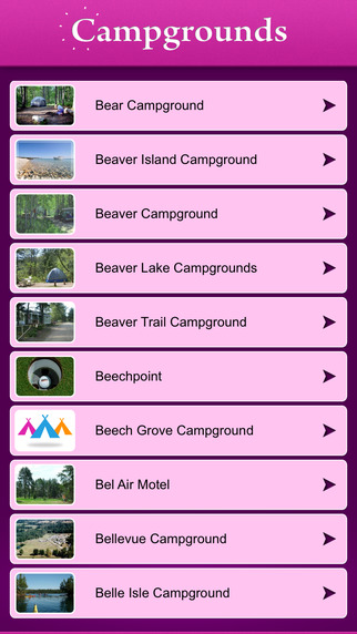 【免費旅遊App】Michigan Campgrounds & RV Parks-APP點子