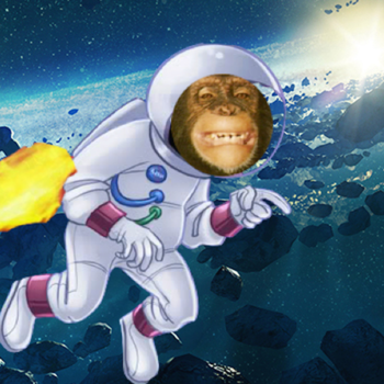 Space Monkey Astronaut LOGO-APP點子