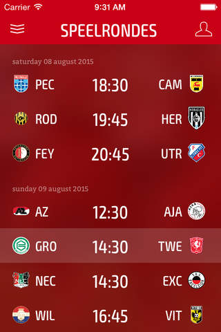 FC Twente App screenshot 4