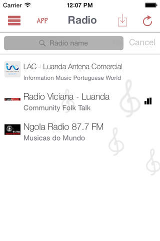 Angolan Radio Live - Internet Stream Player screenshot 4