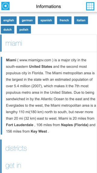 【免費旅遊App】Miami (USA United States) Offline GPS Map & Travel Guide Free-APP點子