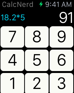 【免費工具App】CalcNerd - for Watch and iPhone-APP點子