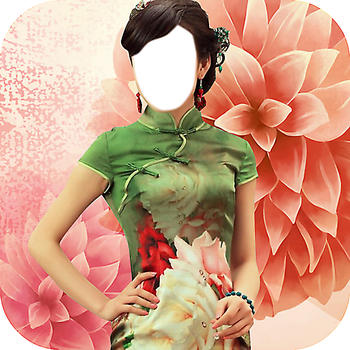 Dress in Chinese Photo Frames FREE LOGO-APP點子