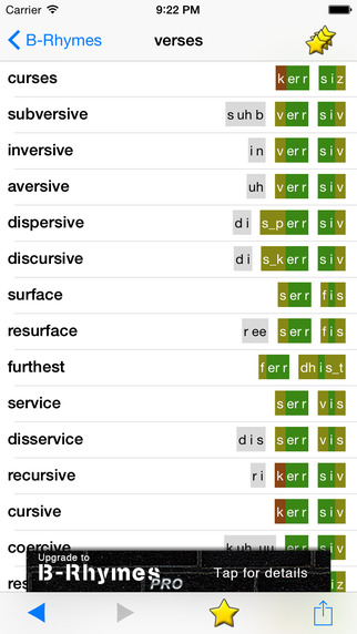 【免費書籍App】B-Rhymes Dictionary-APP點子