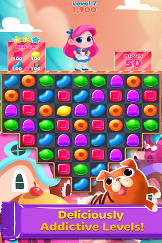 Cookie Crush Blast - Jolly splash match 3 games screenshot 3