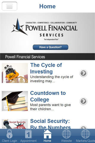 Powell Financial Services screenshot 2