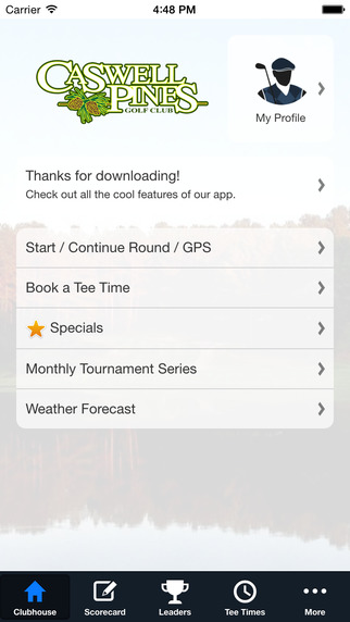 【免費運動App】Caswell Pines Golf Club-APP點子