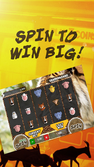 Summer Wildlife Slots Machine - FREE Las Vegas Casino Spin for Win