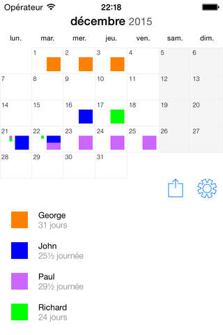 Yearlier: Year Planner screenshot 2