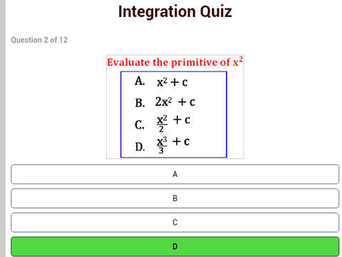 Integration Using Calculus screenshot 3