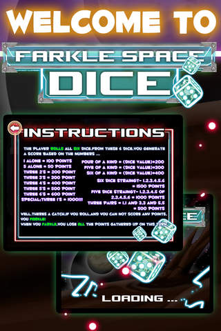 Space Dice Bet - FREE Fanatic Farkle boardgame screenshot 2