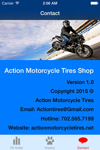Action Motorcycle Tires Shop screenshot 3