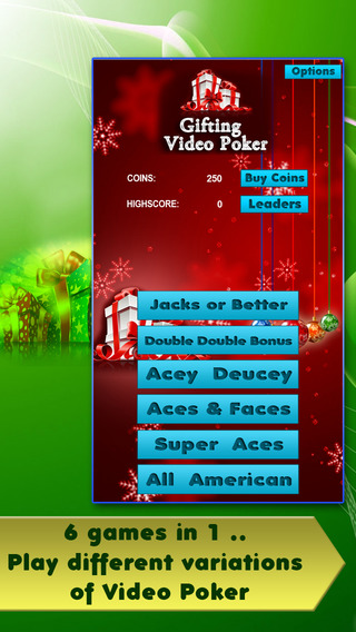 【免費遊戲App】Gifting Video Poker Free-APP點子