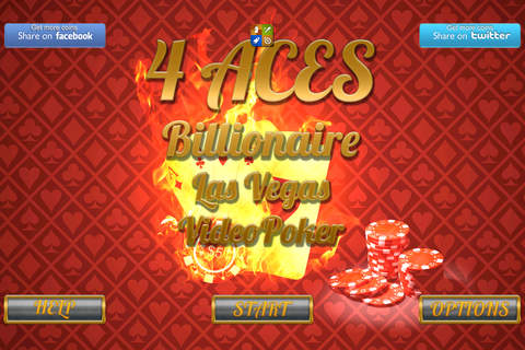 4 Aces Billionaire VideoPoker HD - Bet like a billionaire screenshot 2
