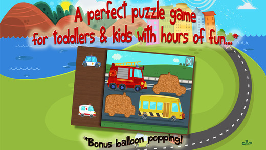 Kids Car Trucks Construction Vehicles - Puzzles for Toddlers