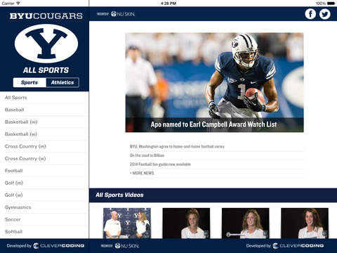 【免費運動App】BYU Cougars-APP點子