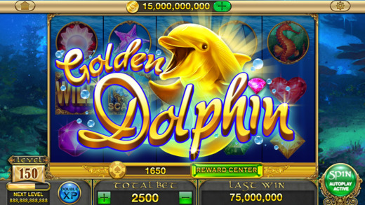 Gold Dolphin Casino Slots - Real Rewards