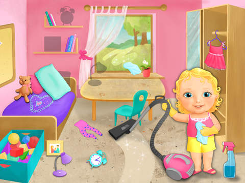 Скачать игру Sweet Baby Girl Clean Up - Kitchen, Bath and Bedroom