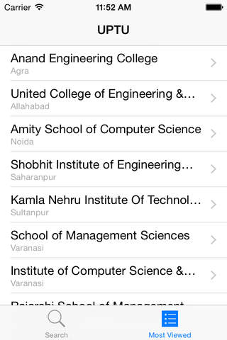 Uttar Pradesh Technical University (UPTU) - College List screenshot 2