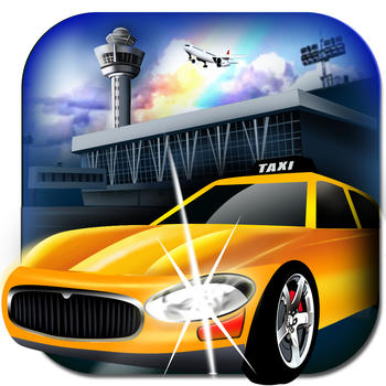 Airport Taxi Cabs Run : Winter Trip Vacation in the Sun - Gold LOGO-APP點子