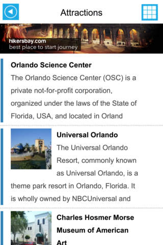 Orlando (USA United States) Offline GPS Map & Travel Guide Free screenshot 3
