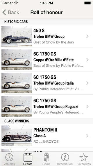 【免費生活App】Concorso d'Eleganza Villa d'Este-APP點子