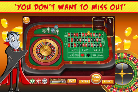 Halloween Roulette PRO - Trick or Treat Casino Mania screenshot 4