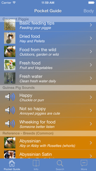 【免費書籍App】Pocket Guide Guinea Pigs-APP點子