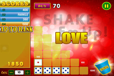A Happy Rich Love Cupid in Party Vegas Farkle Dice Games - Win Big Heart Jackpot Casino Blitz Pro screenshot 2