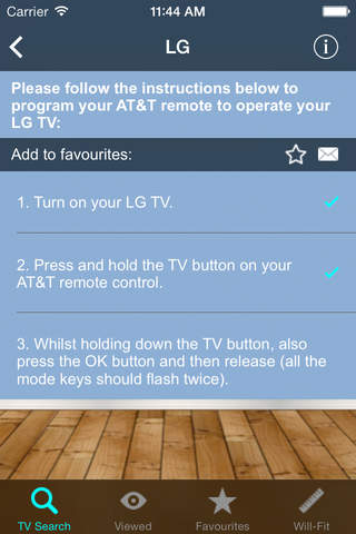 Remote Controller Codes for UPC screenshot 2