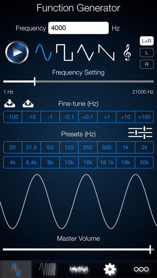 Audio Function Generator