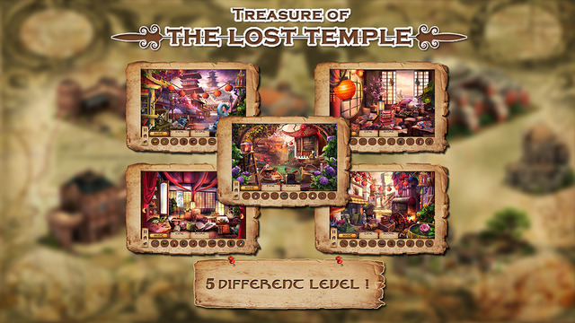 【免費遊戲App】Treasure of the Lost Temple - Hidden Objects-APP點子