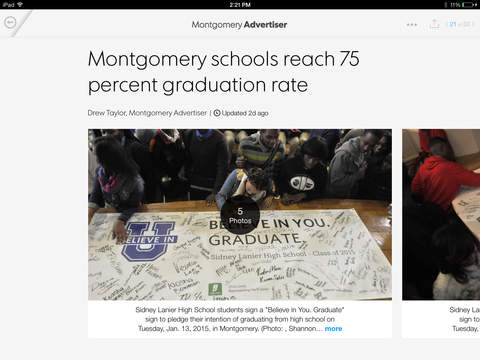 The Montgomery Advertiser for iPad screenshot 2