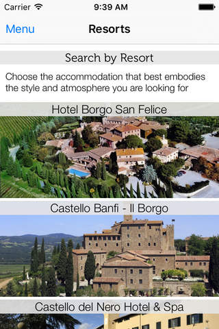 Tuscan Wine Resorts screenshot 2