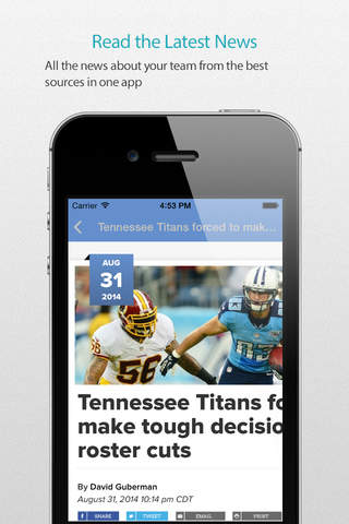 Tennessee Football Alarm screenshot 3